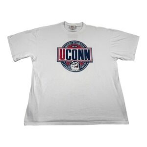 Vintage UConn Huskies Basketball Shirt Mens XL White NCAA College Nike USA 90s